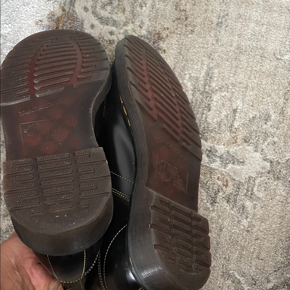 De Martens CHURCH VINTAGE MONKEY BOOTS Leather Lace-Up - Picture 12 of 13